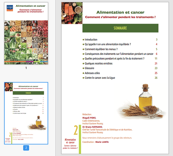 Alimentation et cancer