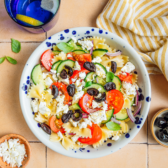 Salade de pâtes à la grecque