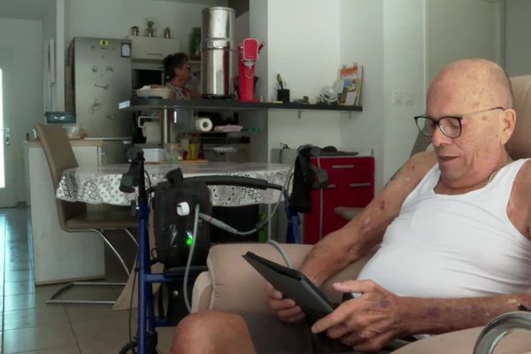 Béziers (Hérault) - Patrick vit grâce au coeur artificiel Aeson de Carmat depuis 18 mois - juin 2025.