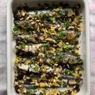 Sardines au four au citron confit et fruits secs
